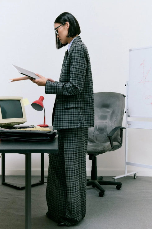 PANTALONE FULL LENGTH CHECK TWO WAY