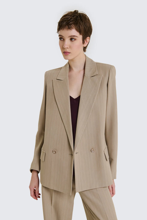 GIACCA DOPPIOPETTO GESSATO TWO WAY