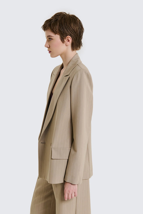 GIACCA DOPPIOPETTO GESSATO TWO WAY