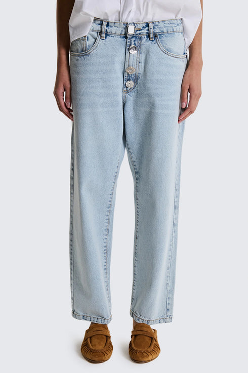 JEANS BOYFRIEND VIENNA BOTTONI GIOIELLO TWO WAY