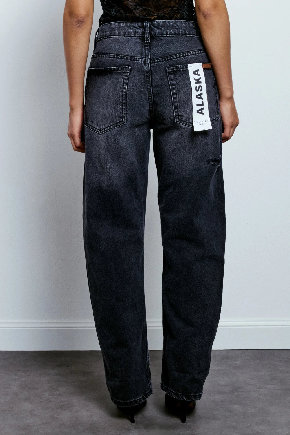 JEANS BOY FIT ALASKA NERO