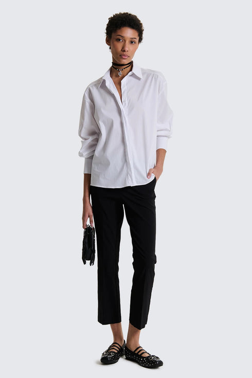 PANTALONE FLARE CROP TWO WAY