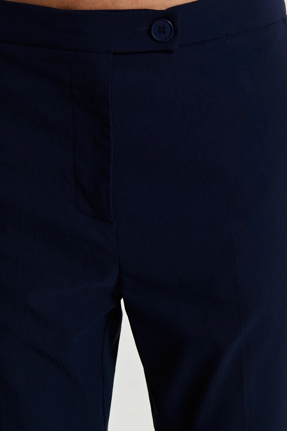 PANTALONE FLARE CROP TWO WAY