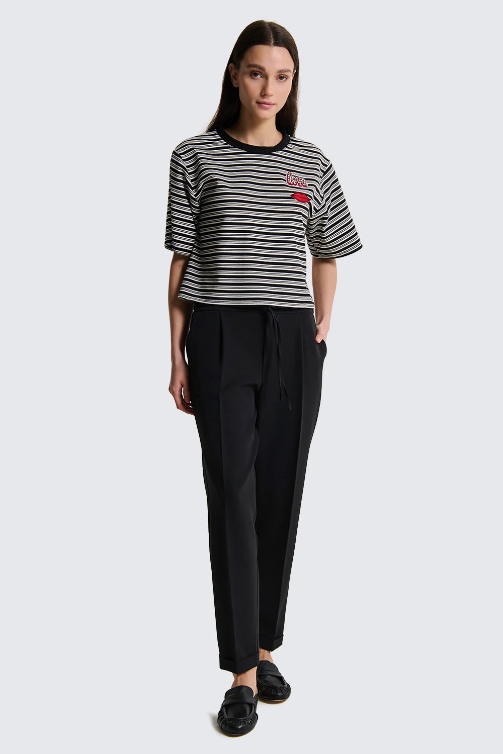 PANTALONE FIT CON LACCIO TWO WAY