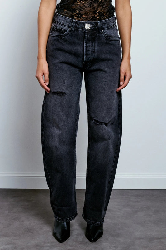 JEANS BOY FIT ALASKA NERO